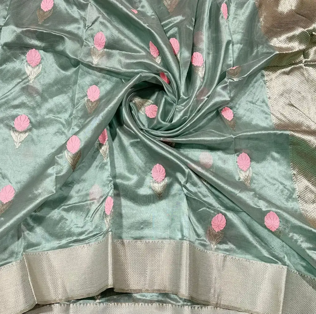 Elegant Handloom Chanderi Saree – Pure Pattu Soft Silk