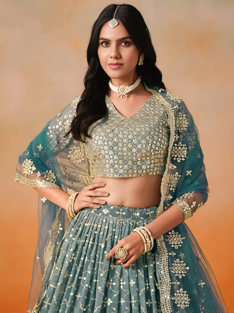 Ombre Wedding Lehengas