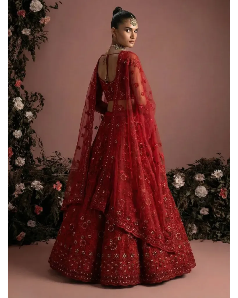 Butterfly Net Lehenga Set – Unstitched