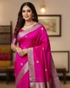 Elegant Chanderi Handloom Saree