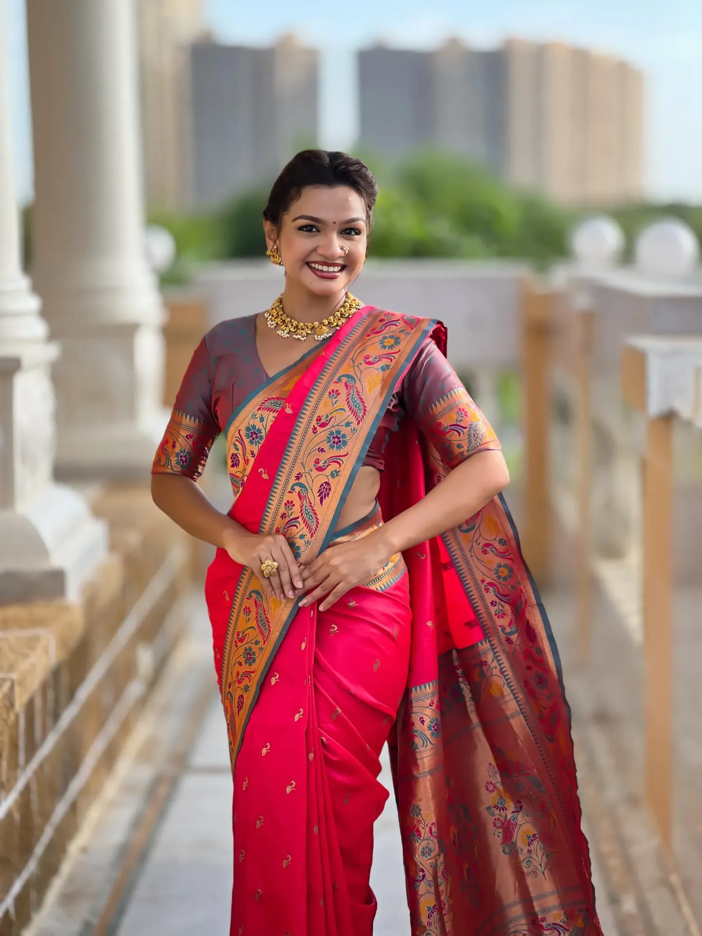 Soft Paithani Silk Saree