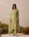 Elegant Shimmer Silk Kurta Set