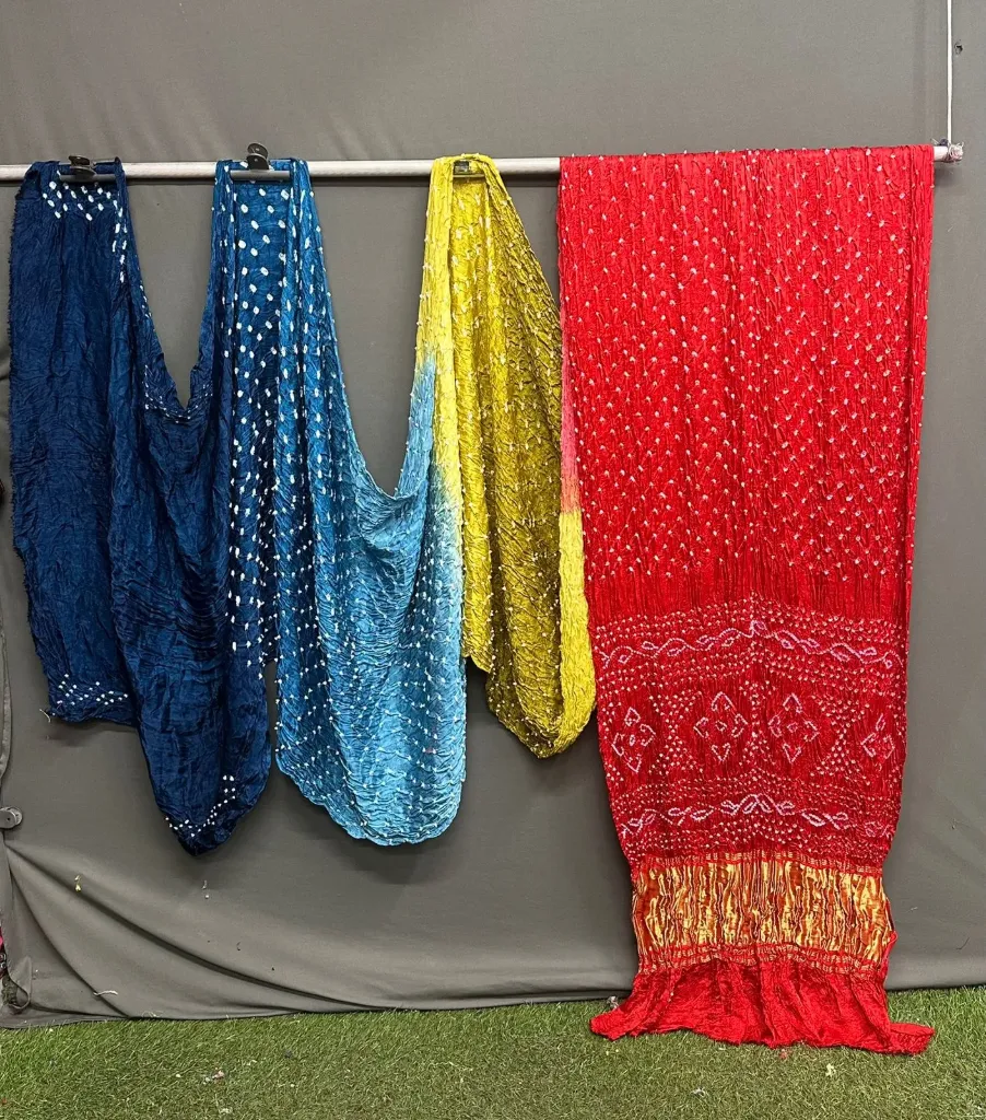 Barik Rai Dana Bandhej Sarees