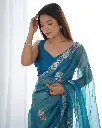 Twill Net Sarees