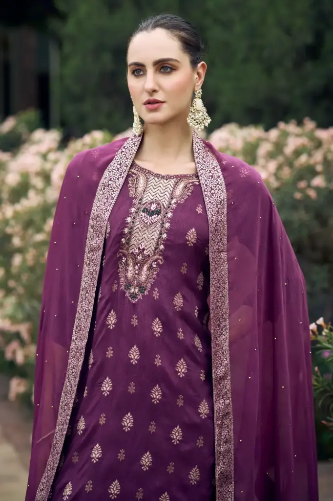 Elegant Three-Piece Set (Purple)