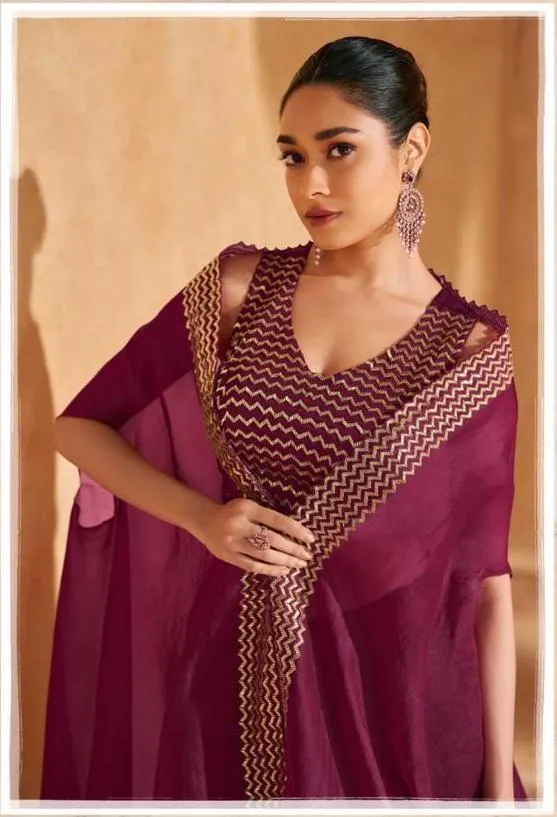 Premium 3 Pc Lehenga Choli (Magenta)