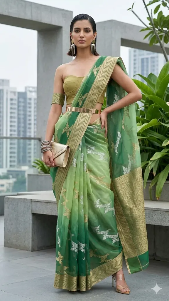 Rangkat Kora Silk Banarasi