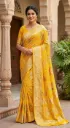 Pure Banarasi Georgette Bandhani Saree