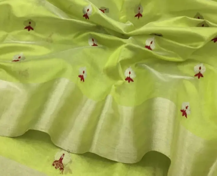 Chanderi Handloom Silk Saree 