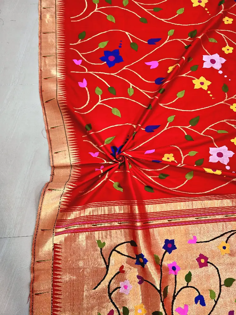 Majestic Handloom Paithani Sarees