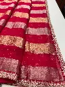 Royal Elegance in Organza Tissue Silk