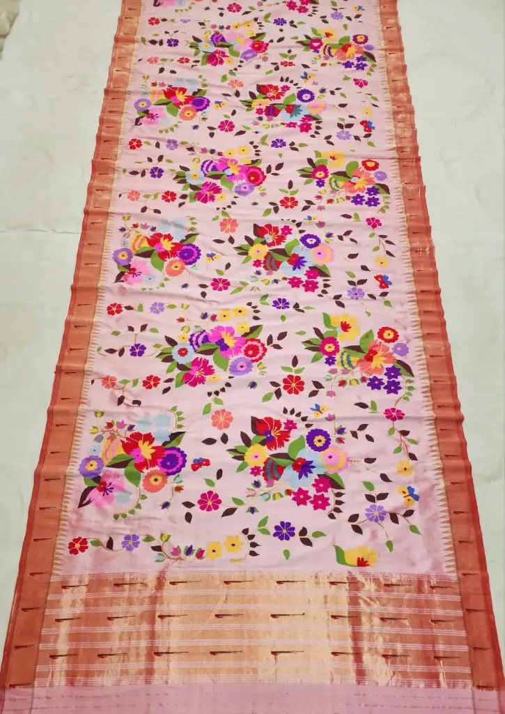 Handwoven Brocade Paithani Saree