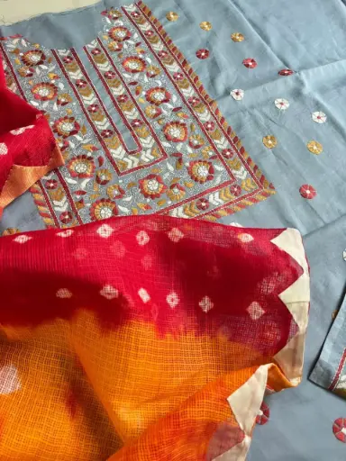 Pure Handloom Suit