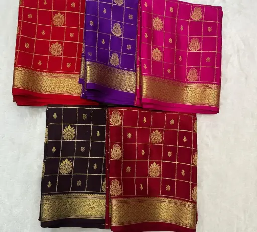 Pure Mysore Silk - Traditional Buttas