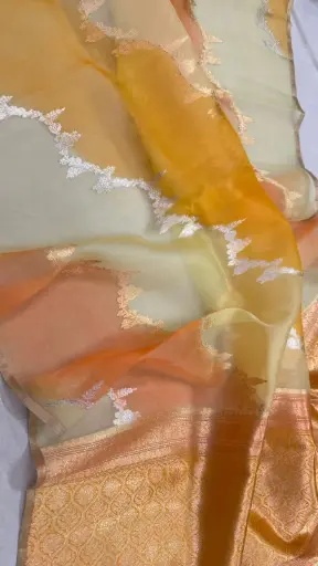 Rangkat Kora Silk Banarasi Saree