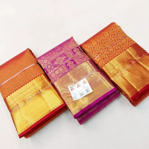 Kanchipuram 100% Pure Bridal Silk Saree