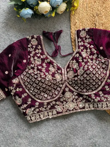 Exquisite Designer-Inspired Embroidered Blouse