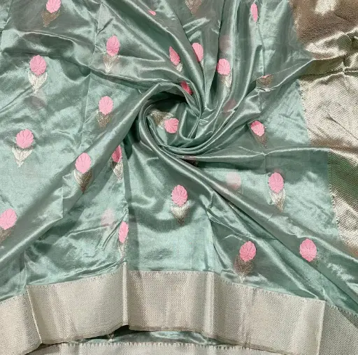 Elegant Handloom Chanderi Saree – Pure Pattu Soft Silk