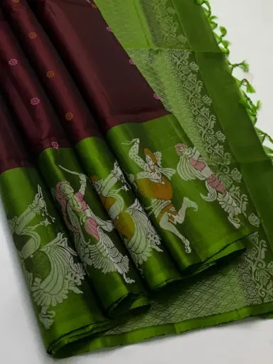 Pure Handloom Double Warp Soft Silk Saree