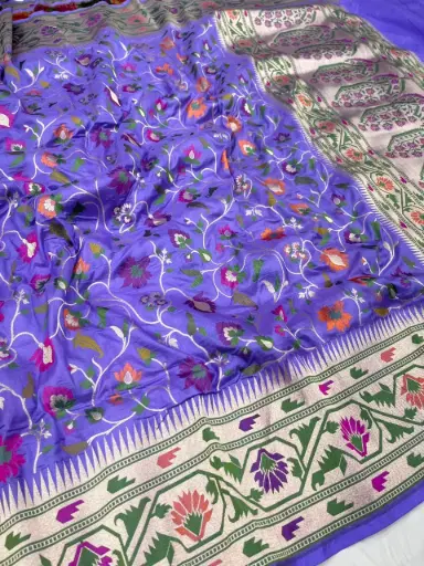 Pure Handloom Banarasi Katan Silk Saree