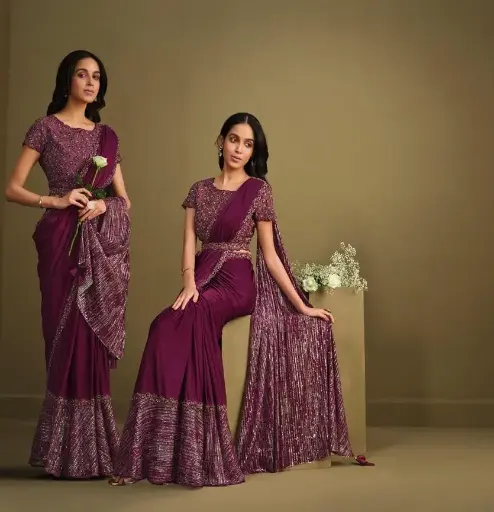 Designer Style Sarees - Ready To Wear 