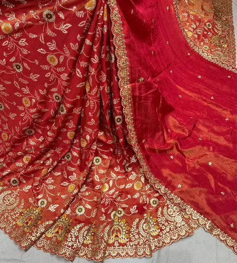 Pure Banarasi Designer Top Fabric
